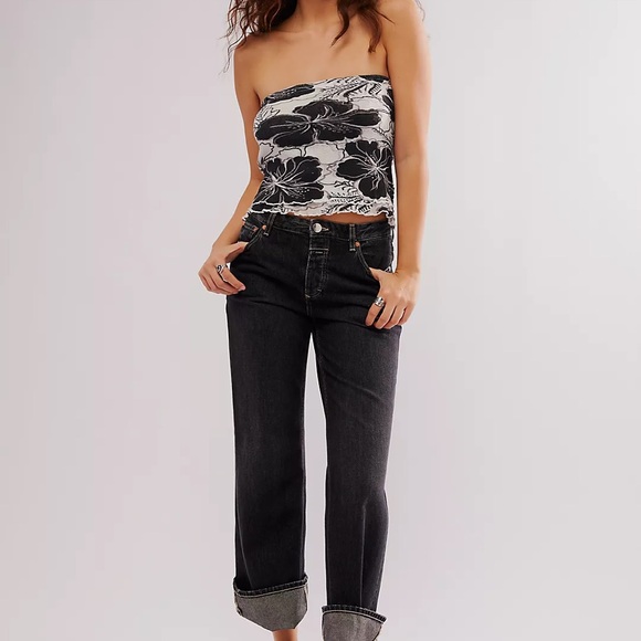 NWT Free People Poppy Tube Top/ Ying Yang Combo/XL - Picture 3 of 4